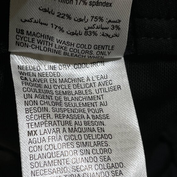 JM Collection Trouser Pants Black Size 10 Women's Stretch - Picture 6 of 6